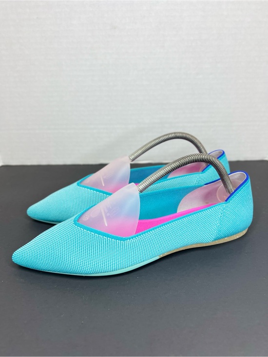 Rothy's Shoes - Rothy's “The Point” Retired Island Blue Pointed-Toe  Ballet Flats Womens Sz 9.5
